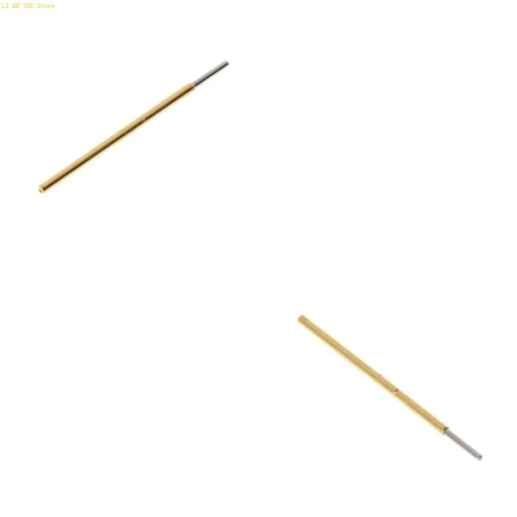 W3JE 100 Pcs P50-J1 Spring Test Probe Pogo Pin Test Tools Dia 0.68mm Length 16mm Round for Head Pin for Printed Circuit Board
