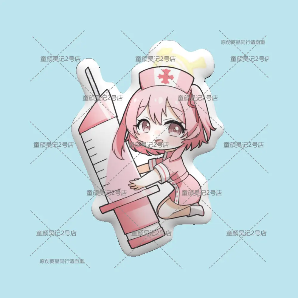 35/40/45cm Anime Blue Archive Sumi Serina Plush Cushion Soft Stuffed Cushion Kids Plushie Pillows  Sofa Bed Boys Girls Gift