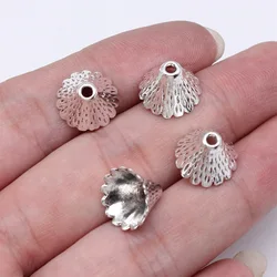 WYSIWYG 20pcs 12x12x9mm Antique Silver Color Tapered Tassel End Caps Pendant For DIY Jewelry Making Handmade Jewelry Findings