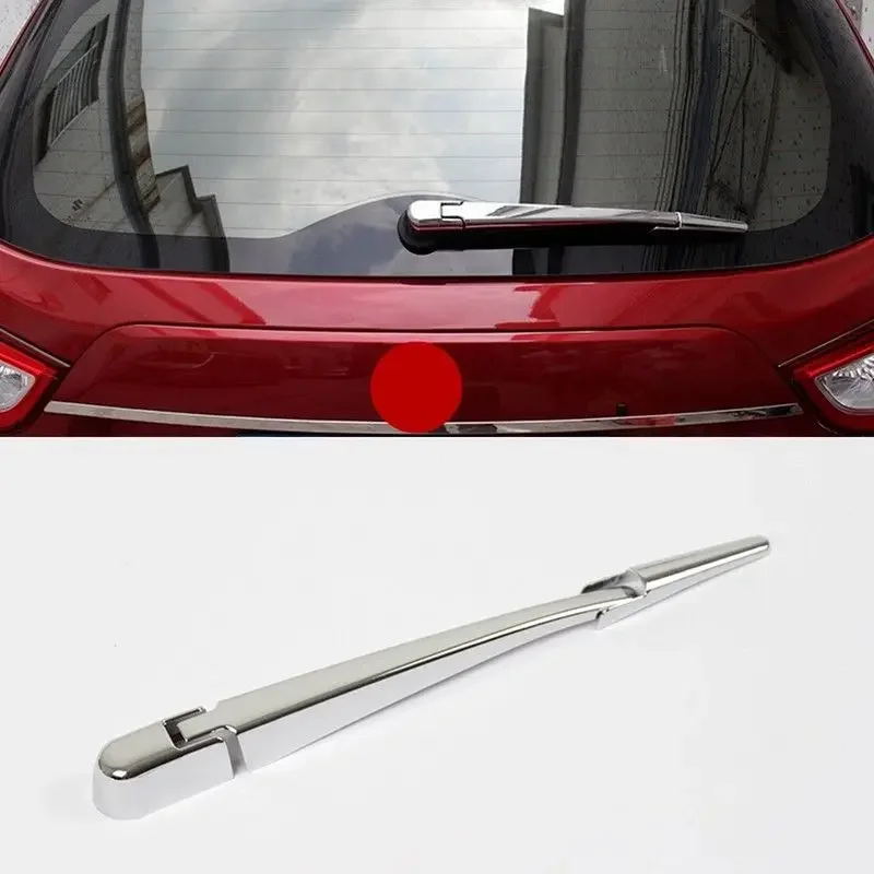 For Suzuki S-Cross 2014 15 16 SX4 Rear Window Wiper Nozzle Trim 3pcs Chromed Car Styling