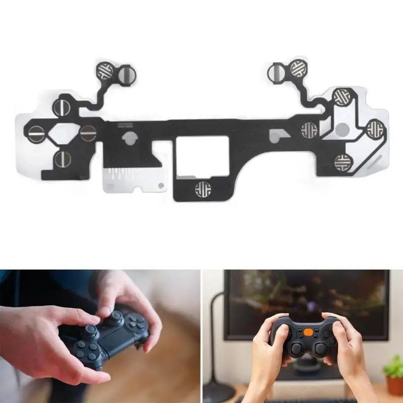 

652F 10 шт. Набор проводящей пленки для игрового контроллера для ремонта неисправности кнопки BDM 030