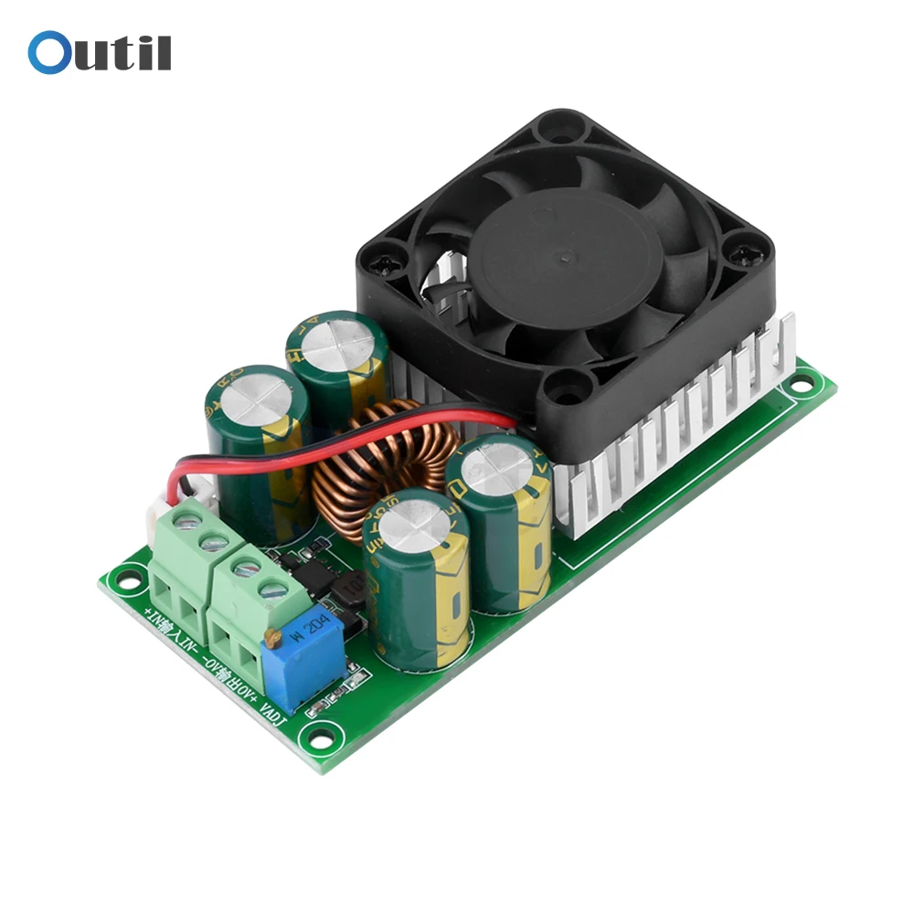 10A DC-DC Adjustable Buck Module 25-120V to 1.2-35V Step Down Voltage Regulator Solar LED Drive Power Supply Module