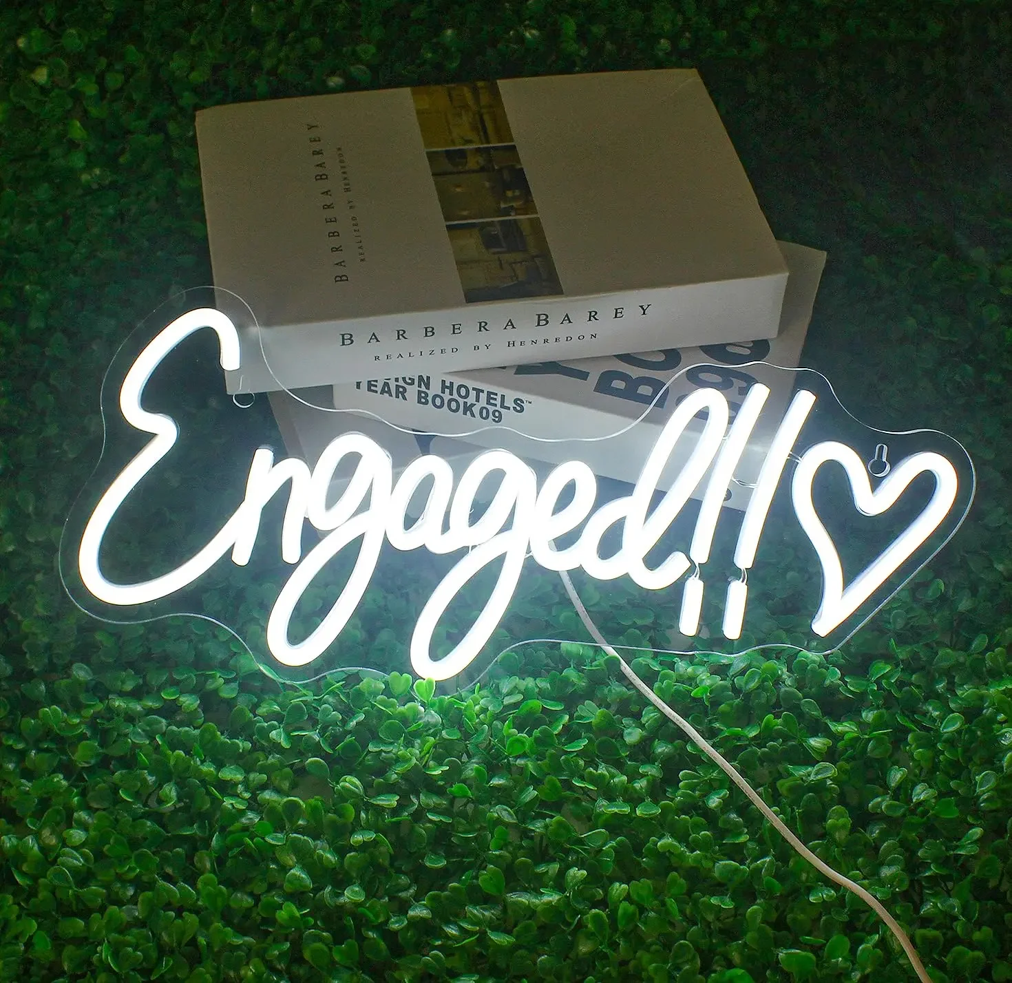 

Engaged Neon Sign USB Powered Wedding Neon Lighting Effect Neon Signs Light for Memorial Day Party Decor Engagement Wall Decor