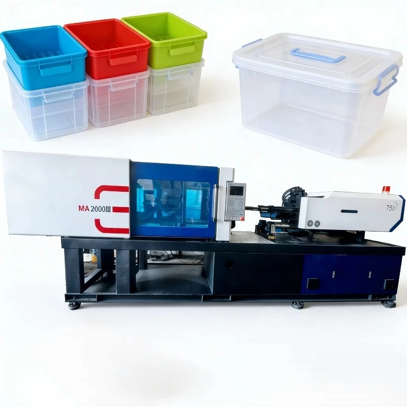Fully Automatic 200 Ton Injection Machine for PP PC ABS Plastic Industrial Molding Equipment Custom