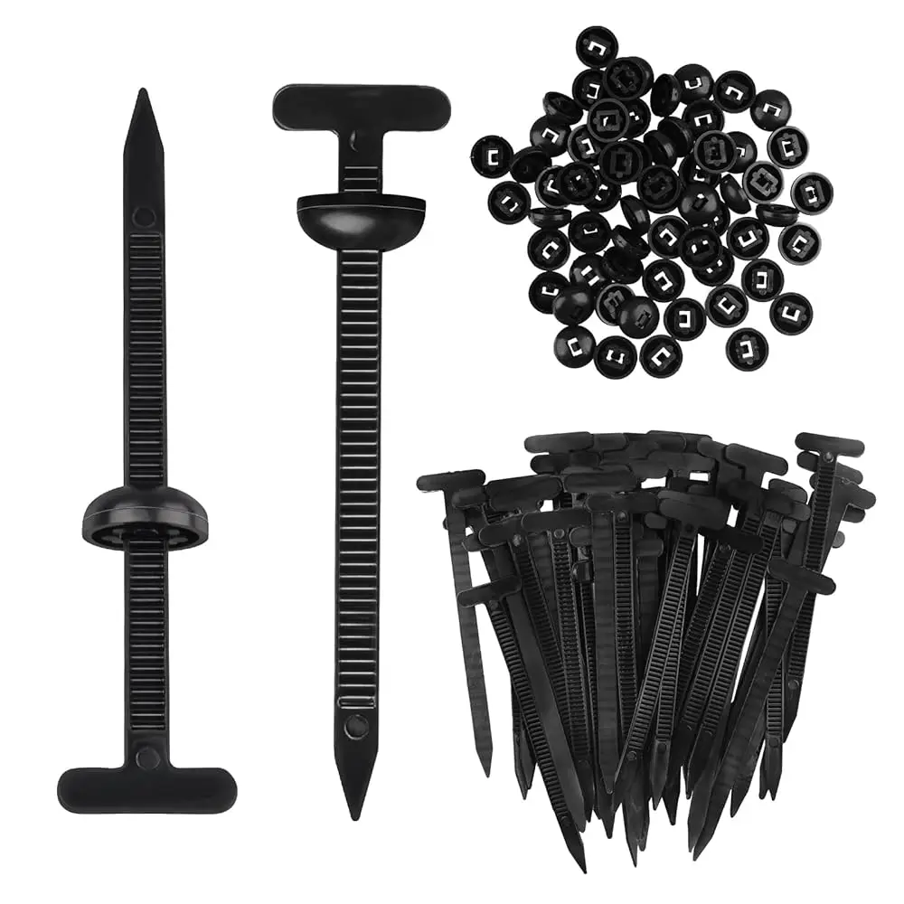 

150PCS Universal Nylon Cable Tie Buckle Kit for Automotive - Heavy-Duty Self-Locking Fastener Set for Bumper, Fender, Liner &