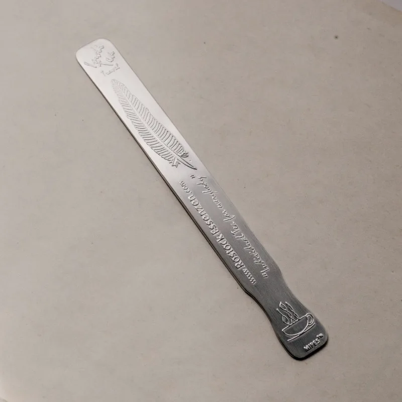 1/2pcs Stainless Steel Coffee Stirrer Vintage Embossed Design for Juice Milk Powder Honey Stirring Desktop Coffee Tool