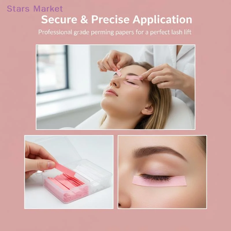 New Eyelash Perm Papers 500/1000Pcs Eyelash Curler Eyelash Pressing Paper Reusable Makeup Lash Lifting Tools Accessories