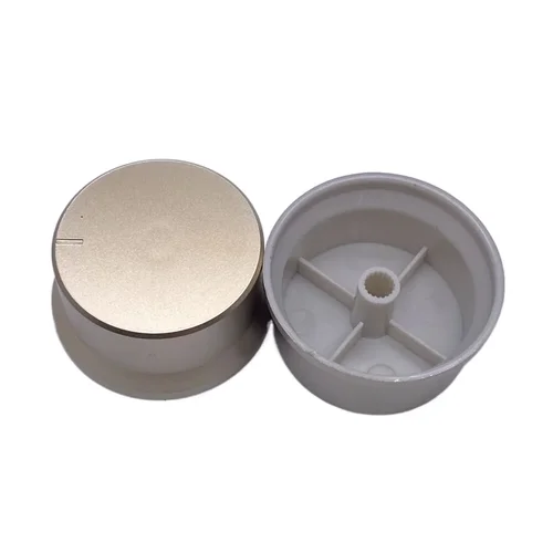 Tapa de perilla de potenciómetro de plástico de 45x22mm, perilla de Control de volumen, orificio de interruptor de rotación de sombrero, perilla de 6mm