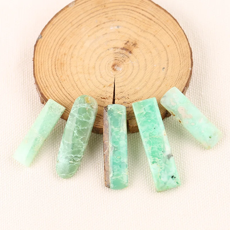 

AAA+ B&F Chrysoprase Earring Beads for Jewelry Making, Handmade Natural stones beads, Stones for jewelry Making Supplies