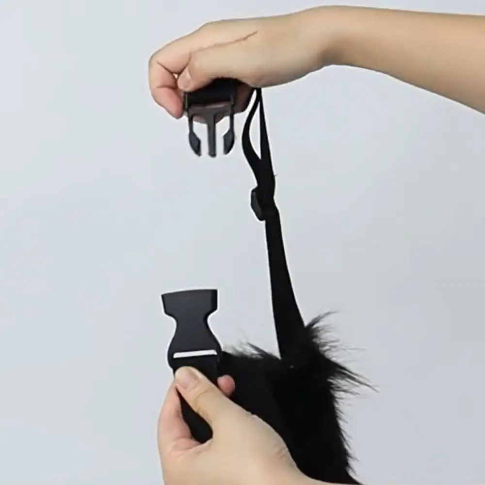 

1set Halloween Cosplay Accessories Mask Tail Halloween Animal Cosplay Props Photo Prop Outfit Animal Cosplay Props Adult