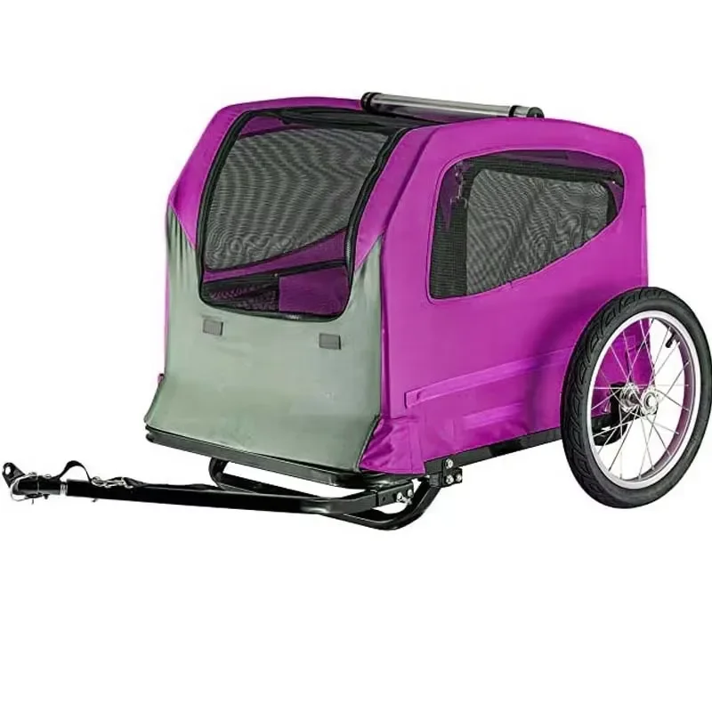 Heavy Duty Foldable Bike Cargo Trailer for Luggage Storage and Pet Transport Durable Folding Bicycle Freight Carrier 2020 New