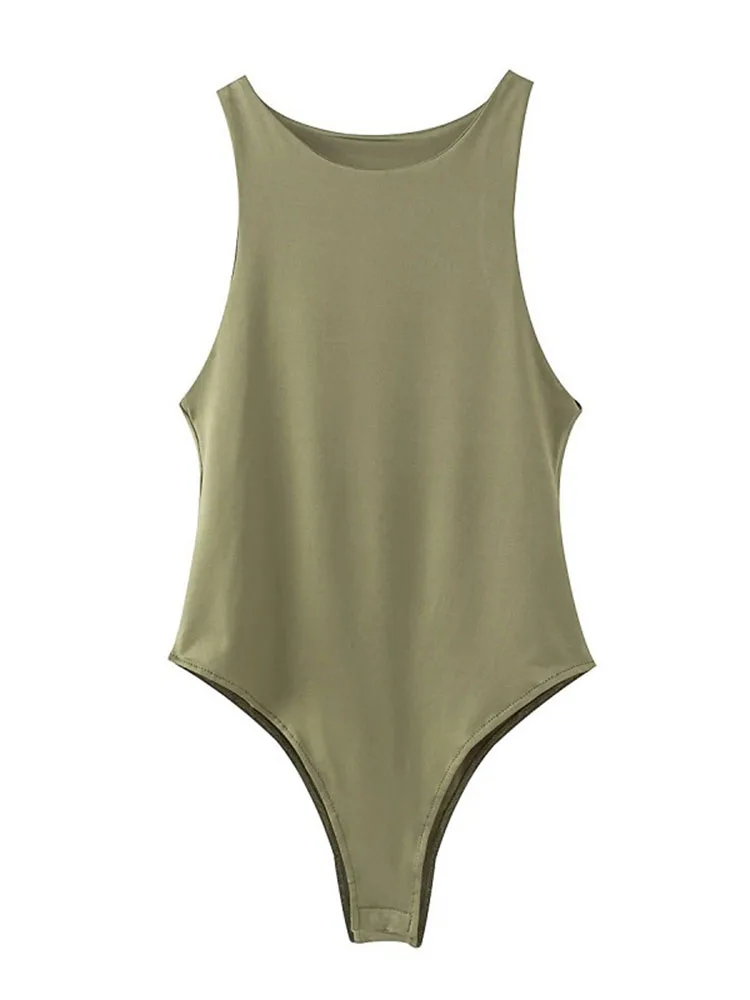 Sommer solide sexy bodycon frauen bodys weibliche 4-farbe grün dünne beiläufige body chic dame club kurze playsuits femme