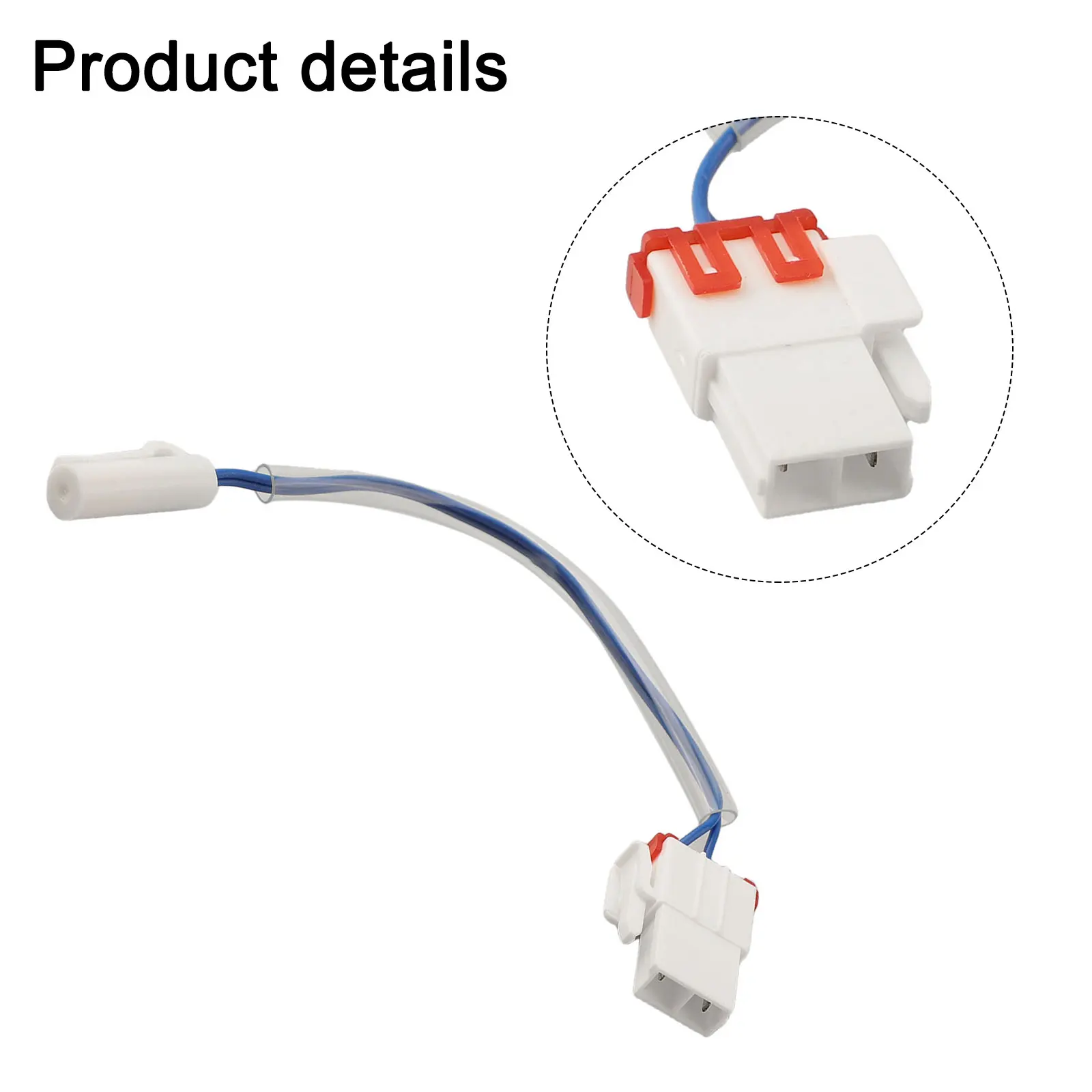 

1PC 60148-0007500 Sensor Head Refrigerator Defrost Sensor 10*6*4 Cm Defrost Sensor For Refrigerator Accurate Temperature Sensing