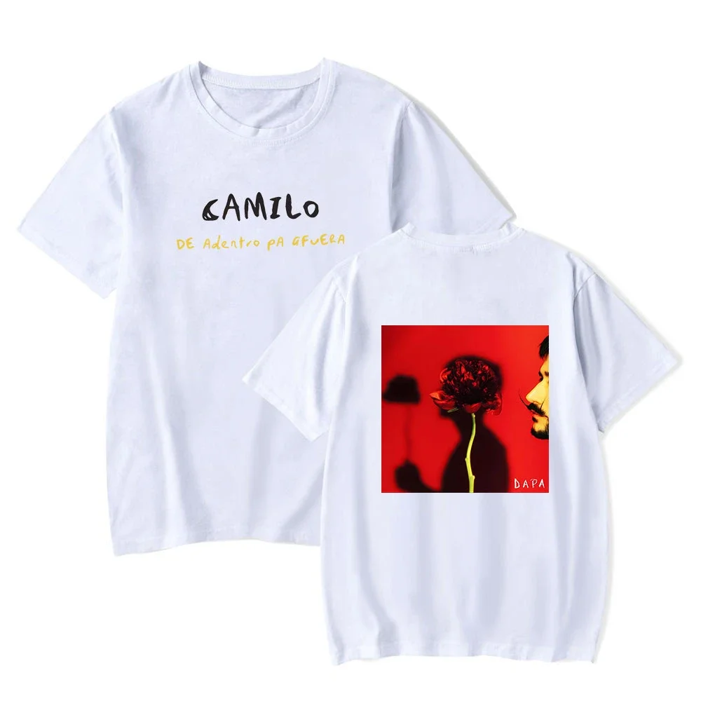 Camilo merch De adentro pa fuera tour crewneck fans hip hop casual fashion street wear all-in-one T-shirts for men and women