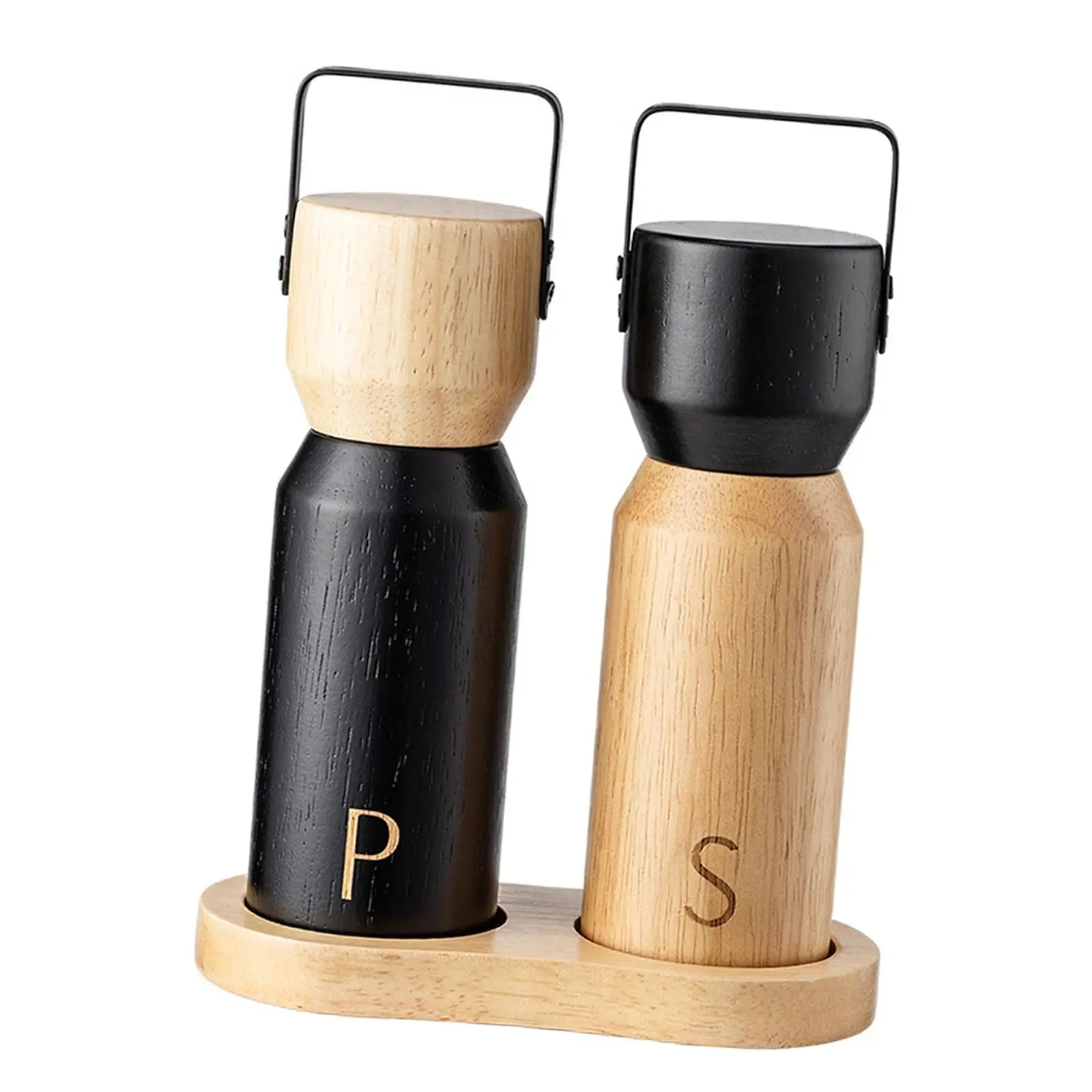 調味料グラインダー プロフェッショナル ゴマ 調整可能な粗い簡単お手入れ 詰め替え可能 高さ7インチ キッチン バー キャンプ ホーム アウトドア用