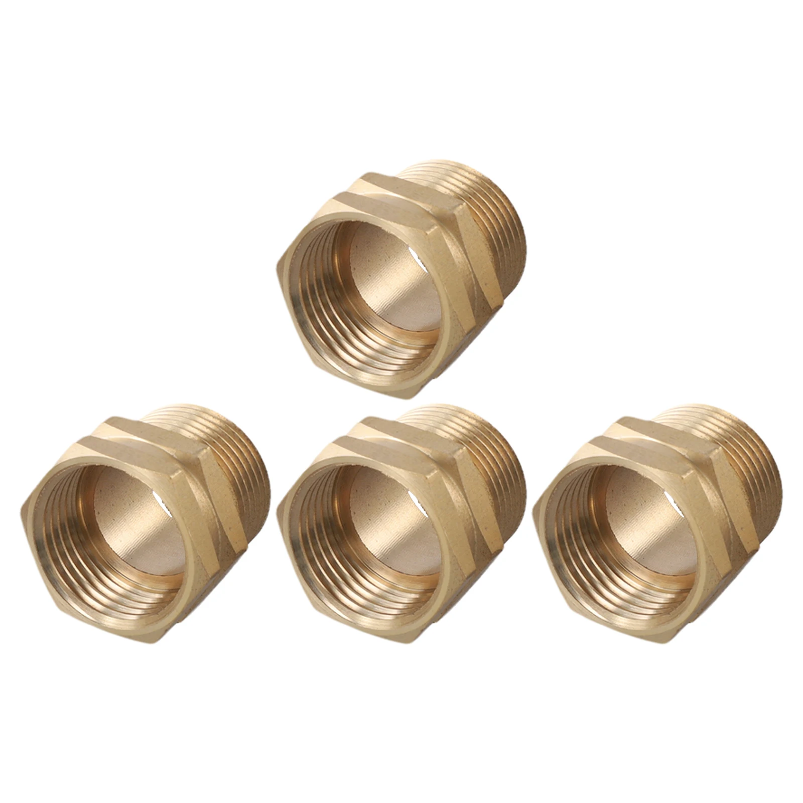 3 4 GHT To NPT Hose Connector 3 4 GHT Female 3 4 Inch Hose Connector Hose Solid Brass Construction Efficient Water Flow