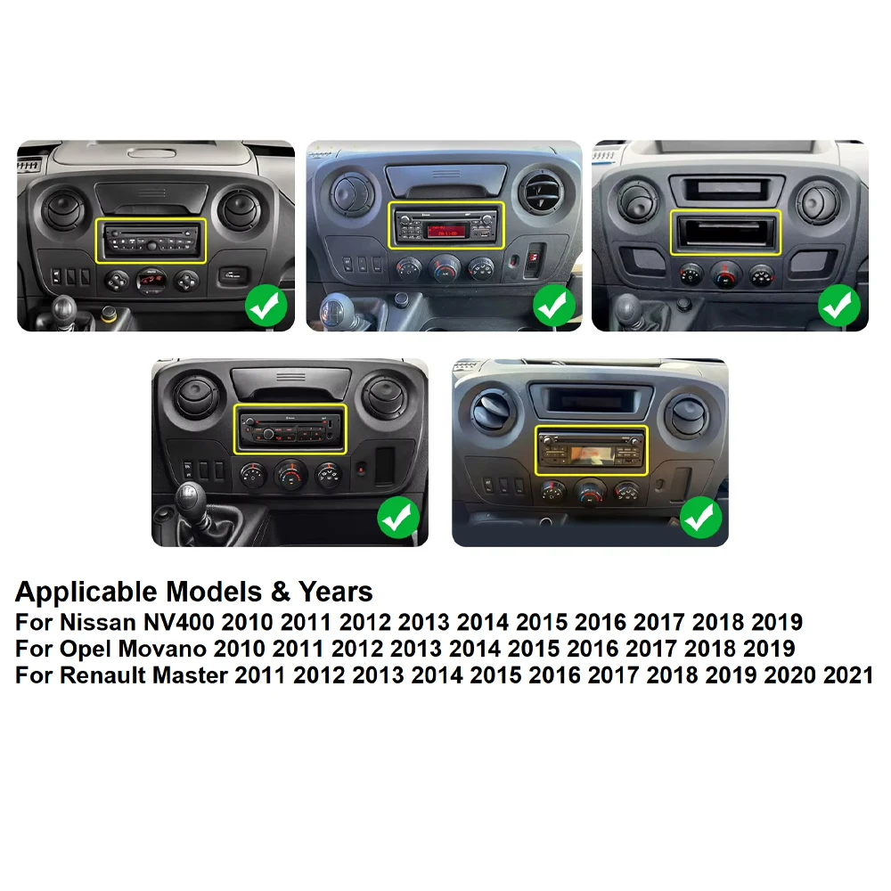Car Android 16 For Renault Master Nissan NV400 Opel Movano 2010 - 2021 Navigation Touch Screen Multimedia Player Head Unit GPS