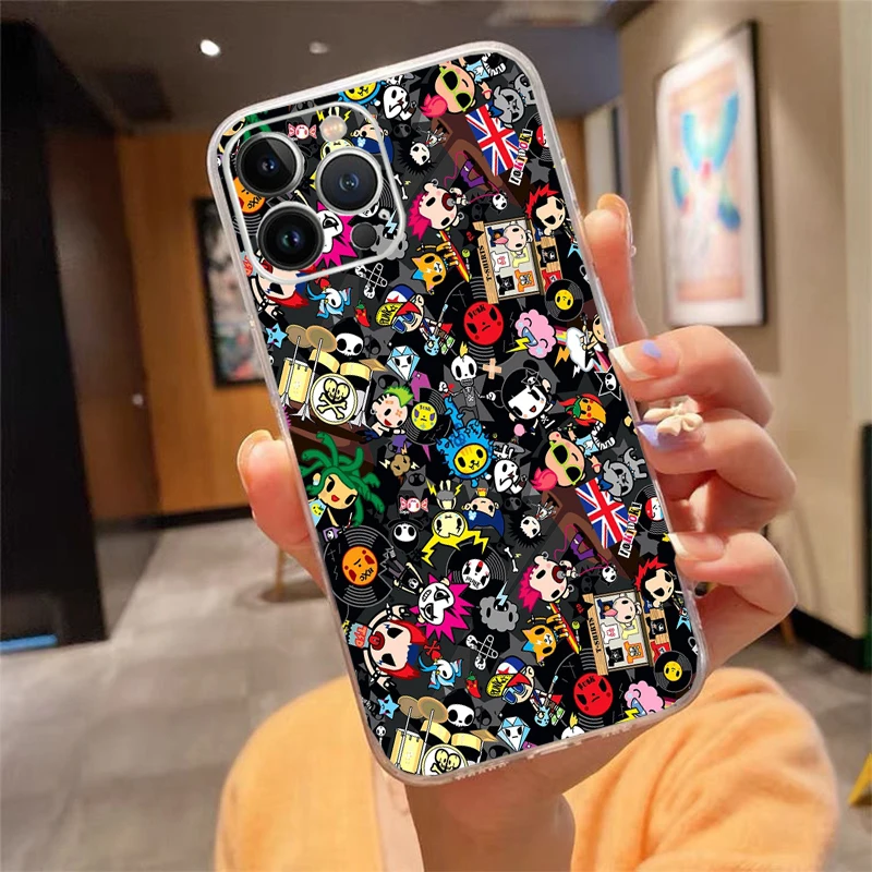 حافظة هاتف آيفون 17ProMax Air 16 15 14 13 Pro Max 15 16 Pro 15Plus لطيف اليابان Tokidoki اليابانية