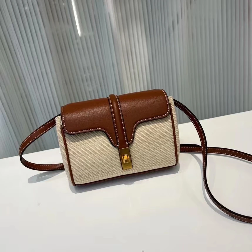 UKF Luxury Designer Bag Mini Women\'s Bag Canvas Shoulder Crossbody Bags European and American Retro Trends Girl сумка женская
