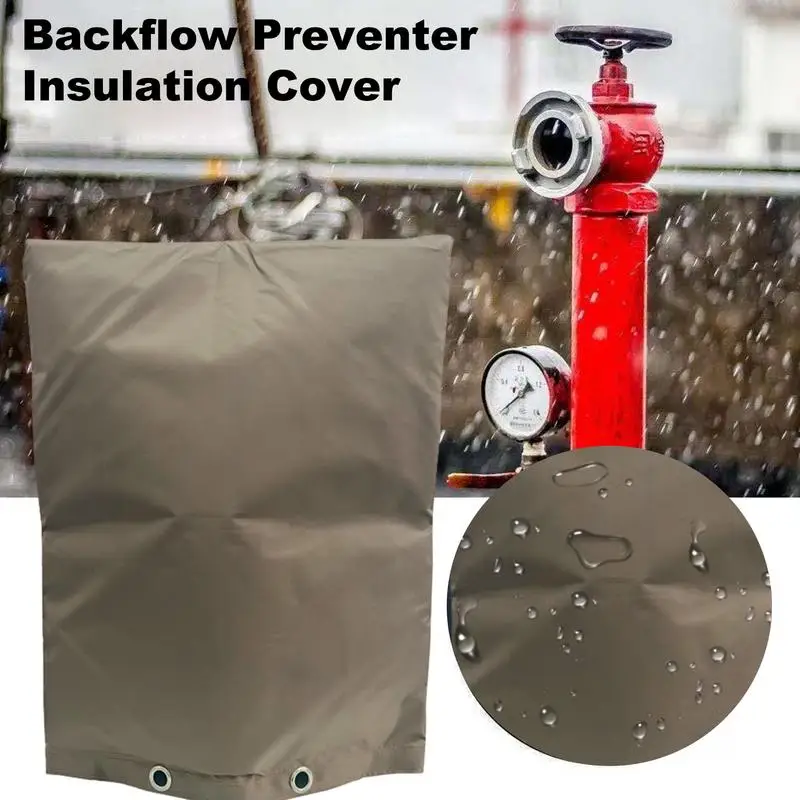 Sprinkler Backflow Cover For Winter Waterproof Winter Insulation Pouch Outdoor Sprinkler Cover For Prevent Theft Avoid Freezing