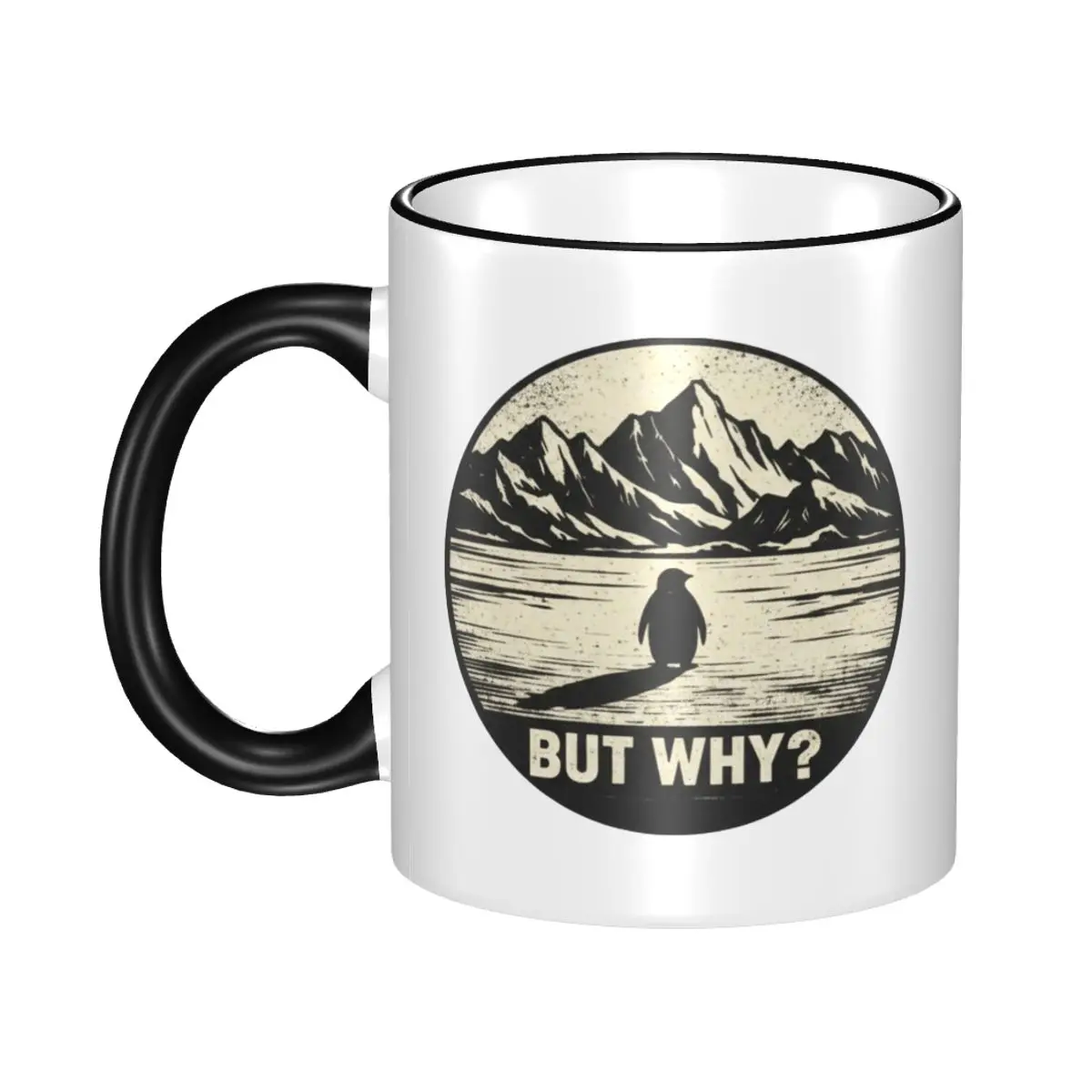 

High Quality But Why Nihilist Penguin Accessories Mug Novelty Coffee Cup