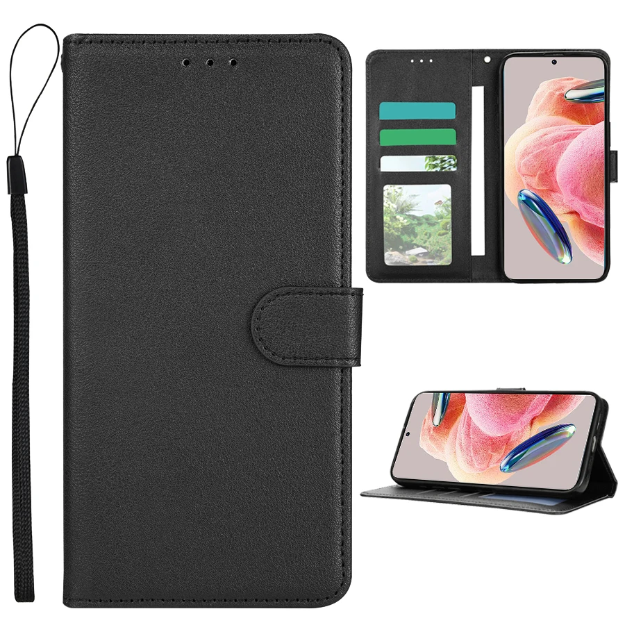 Brieftasche Karte Slot Stehen Magnetische Flip Leder Fall Für Xiaomi 14T 13T Redmi 14C 13C 12C 10C Hinweis 14 Pro + 14S 13 12 12S 11 10 Pro