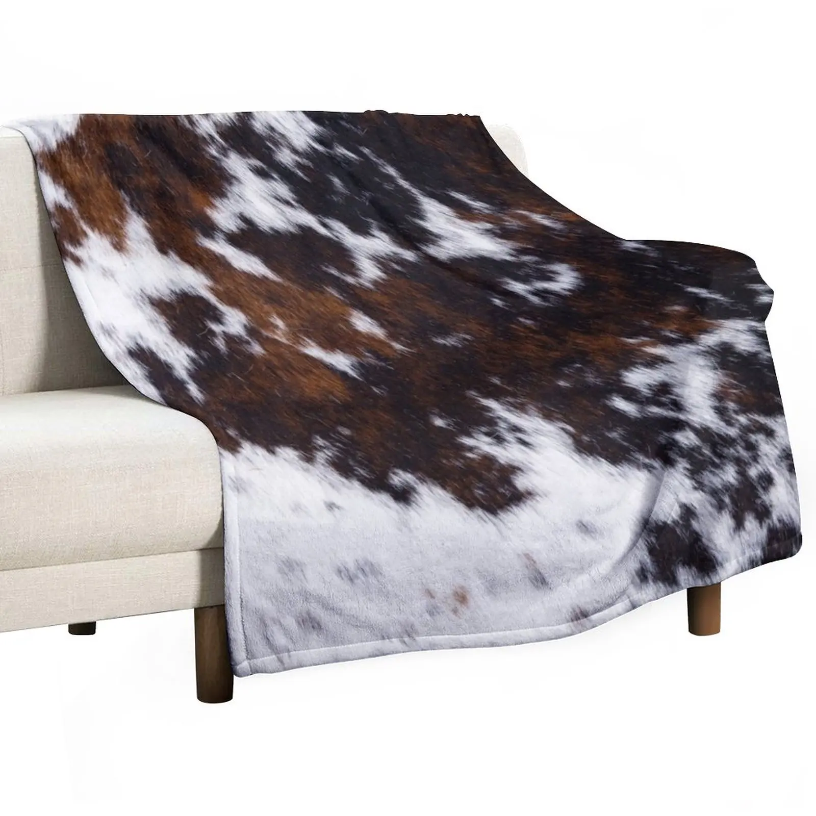 

Wanderlust Cow Art Throw Blanket Furrys Multi-Purpose Blankets