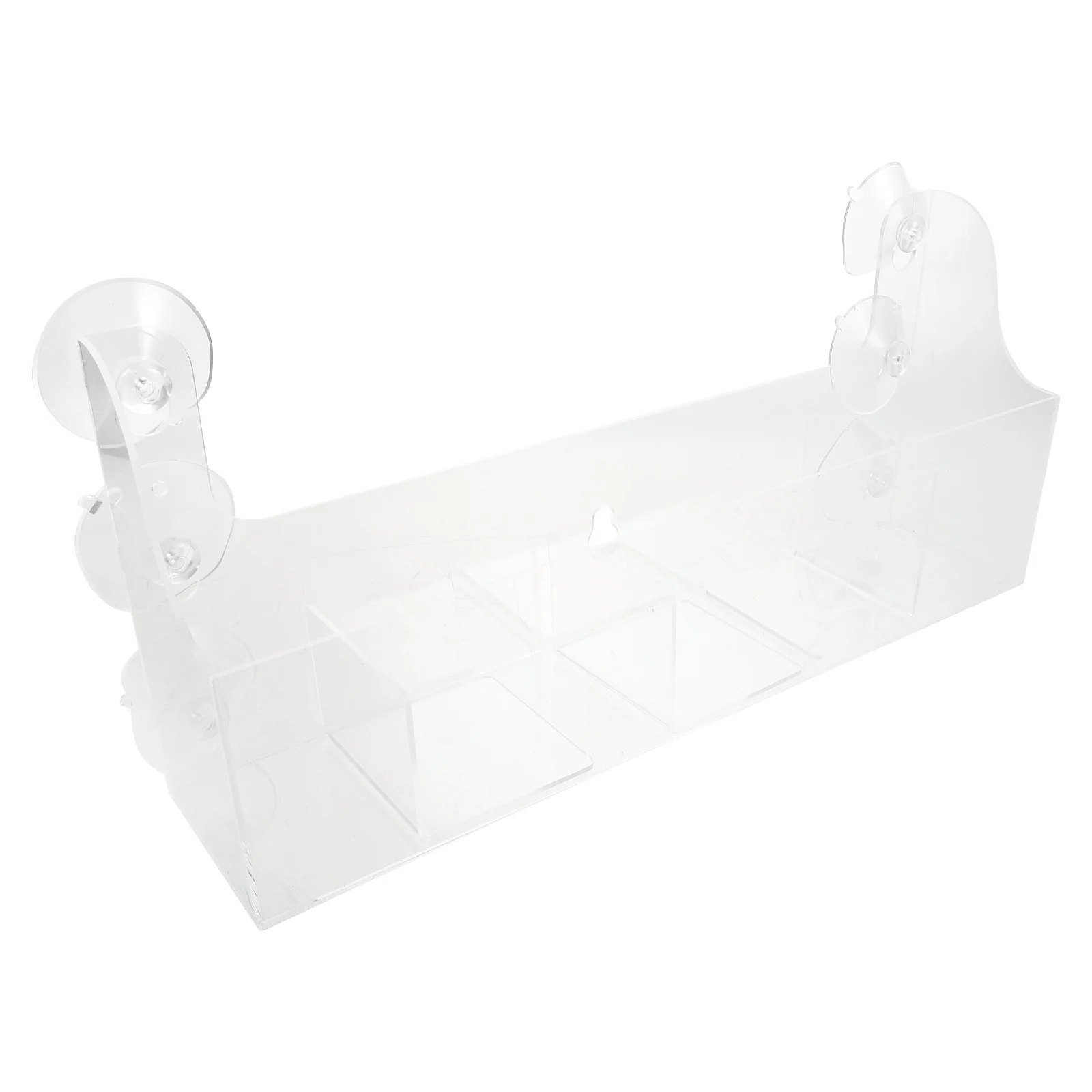 

Storage Drink Suction Cup Holder Acrylic Adjustable Fridge Divider Refrigerator