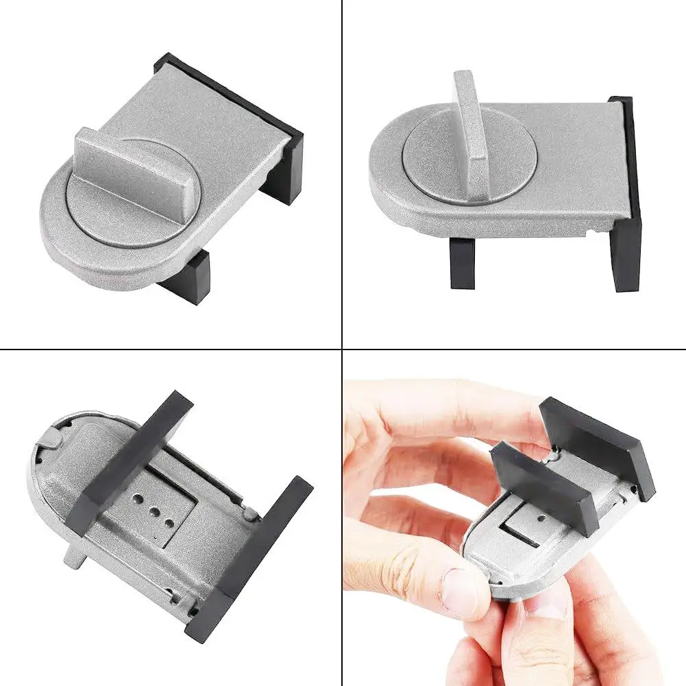 Sliding Door Lock 4 Units for For home With No Hole Requirement and Anti-Fall Feature for Daily Residential Use