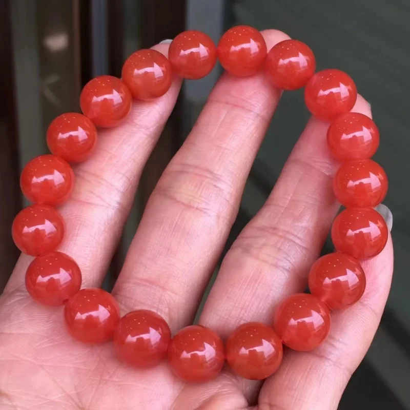 

Factory Baoshan South Single Ring Bracelet Chili Red Color Beautiful Men's and Women's Bracelets