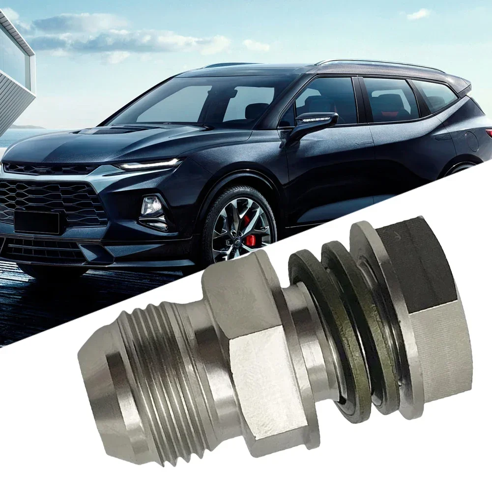 1個 10AN ノーウェルド オイルパンリターン ドレンアダプター バングフィッティング 車改造アクセサリー ターボオイルパン