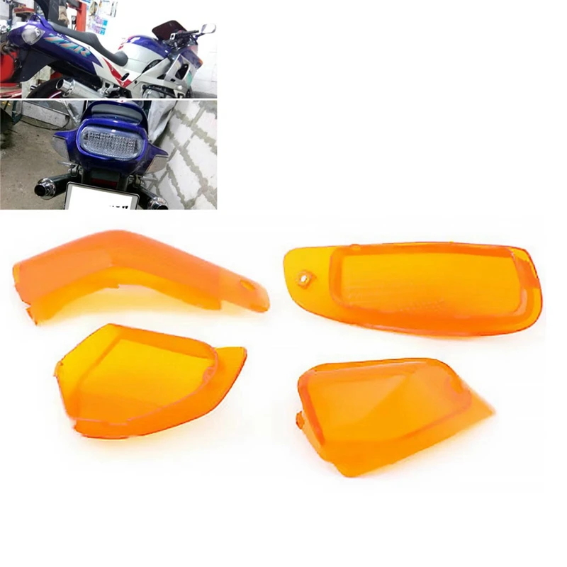 Motorcycle Turn Signal Lamp Cover Indicator Light Cover For KAWASAKI ZZR400 1993-2006 ZZR600 1993-2008-AD39