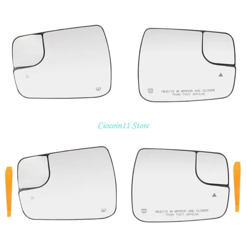 Y1UB Blind Spots Detection Heated Mirror Glass For Pickup 68402037AA 68402036AA