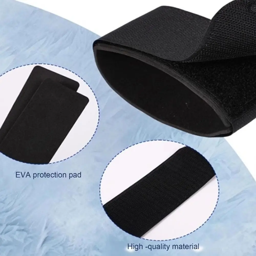 

Adjustable Ski Fastener Straps Protective Pads Band Wrap Ski Wraps Ties Fixing Belts Black Snowboard Binding Straps