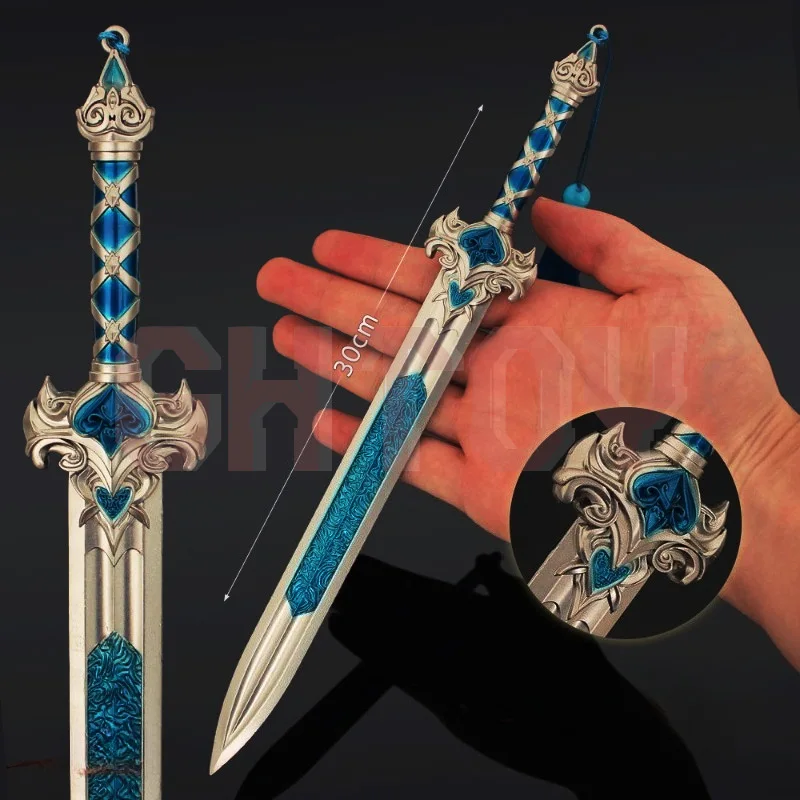 30cm/11,81 pulgadas, creación de los dioses, 12 espadas divinas, periféricos, espadas Mo Xie, armas, juguetes de aleación, adornos de modelos antiguos famosos