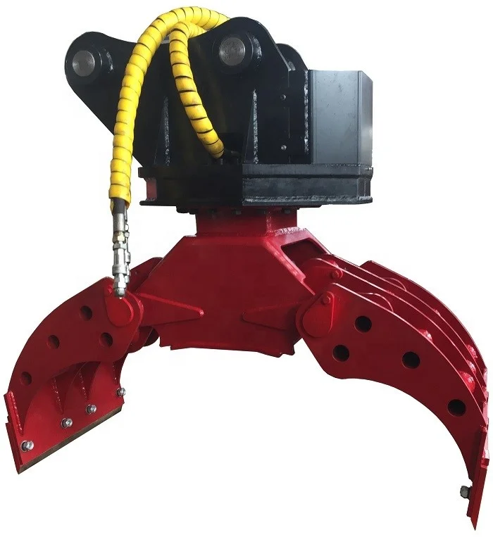 Mini excavator hydraulic rotating grapple for sale