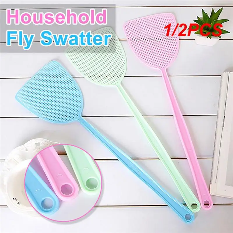 

1/2PCS Plastic Fly Swatter Beat Insect Flies Pat Anti-mosquito Shoot Fly Pest Control Mosquito Tool Home Kitchen Accessories