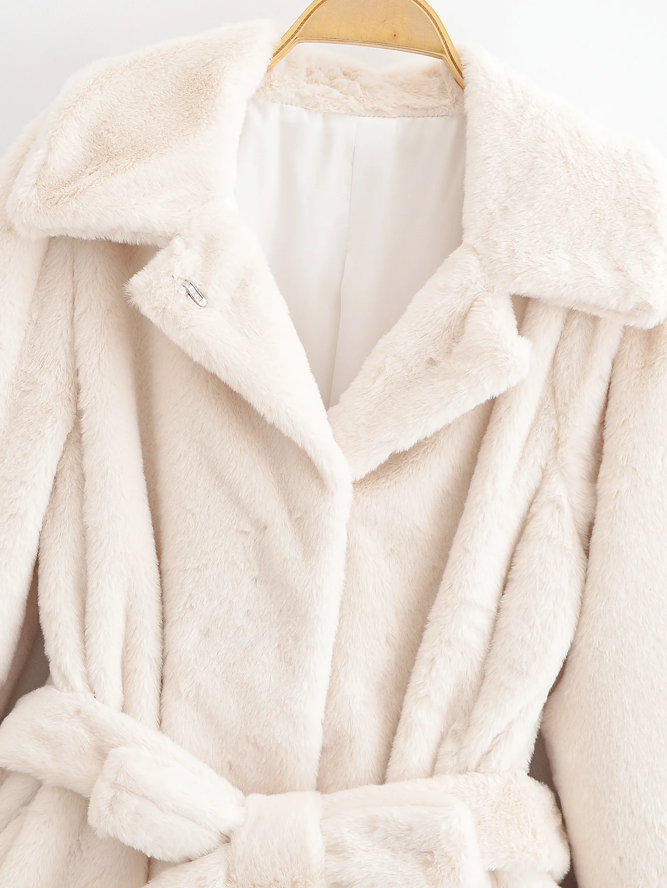 ベルト付きシングルブレスト長袖ルーズコートカジュアルストリート女性用新作暖かい秋冬ジャケット