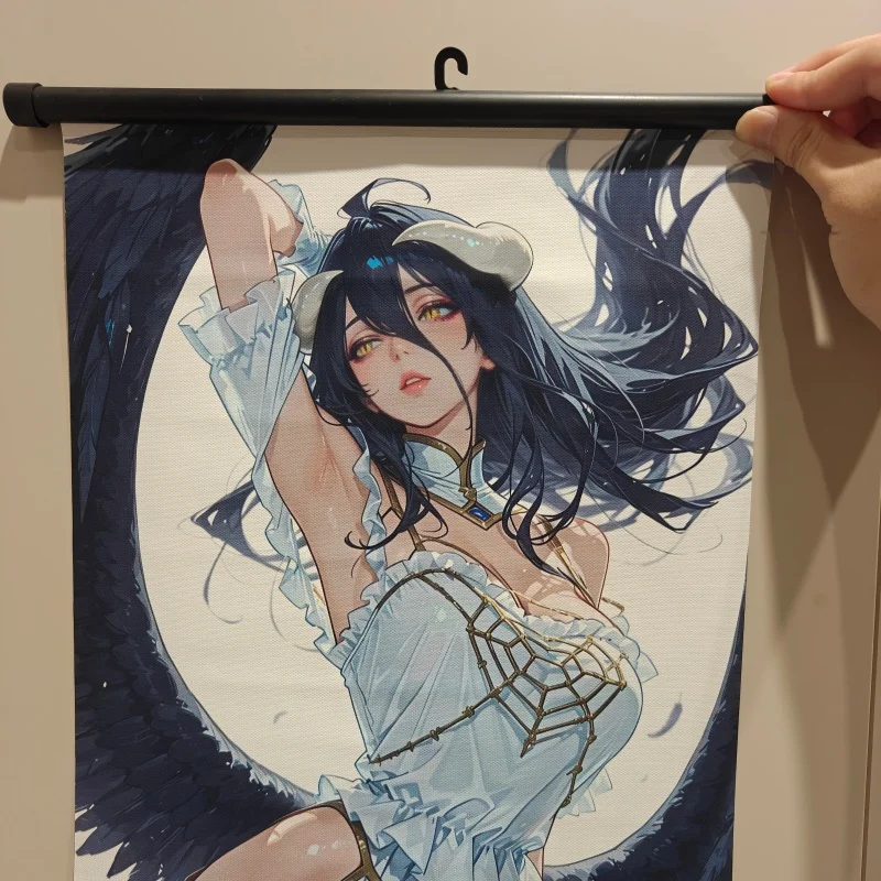 Newest Albedo Scroll Painting On The Wall Cover Customization with Pictures Exclusive Gifts