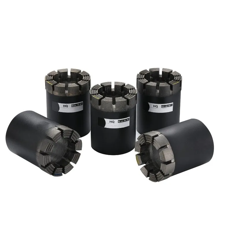 

HQ Drill Bit Hot Press Impregnated Diamond Wireline Core Bit For Quartz Siliceous Rock Drilling Sharp And Wear Resistant