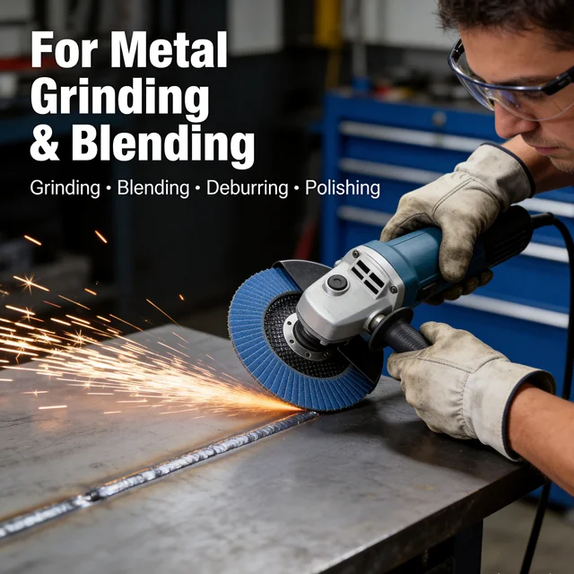 24 Pack Angle Grinder Grinding Discs, 40 Grit, Durable Flexible Fiberglass Backing, Zirconia Abrasive Sheets, for Metal Polishing & Grinding, Woodworking, Paint and Stain Removal 4