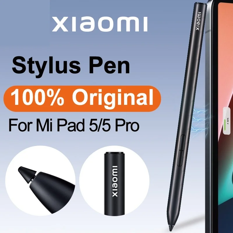 Top! 100% Original Stylus Pen Draw Writing Screenshot 240Hz 152mm 18min Fully Charged Tablet Smart Pen For Mi Pad 5 / 5 Pro