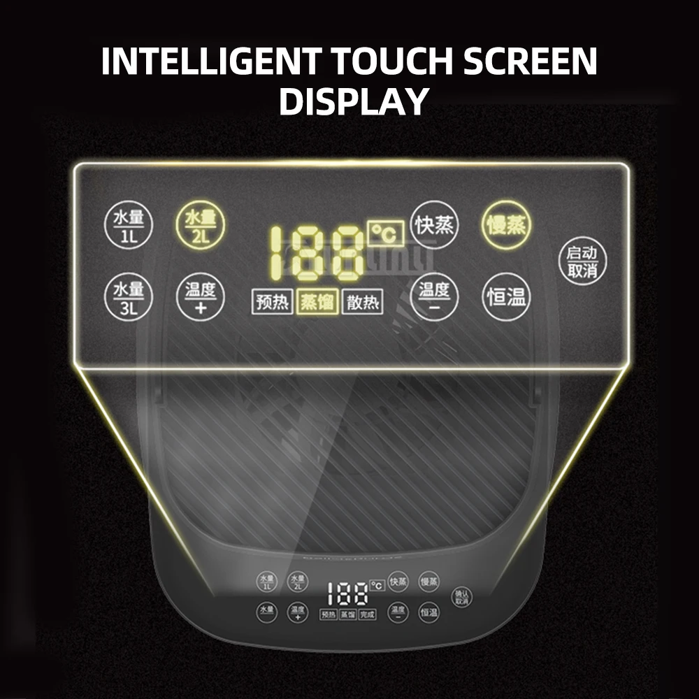 Máquina de rocío puro de inteligencia, destilador de hidrosol, Extractor de aceite esencial multifuncional, máquina de destilación de fermentación de vino