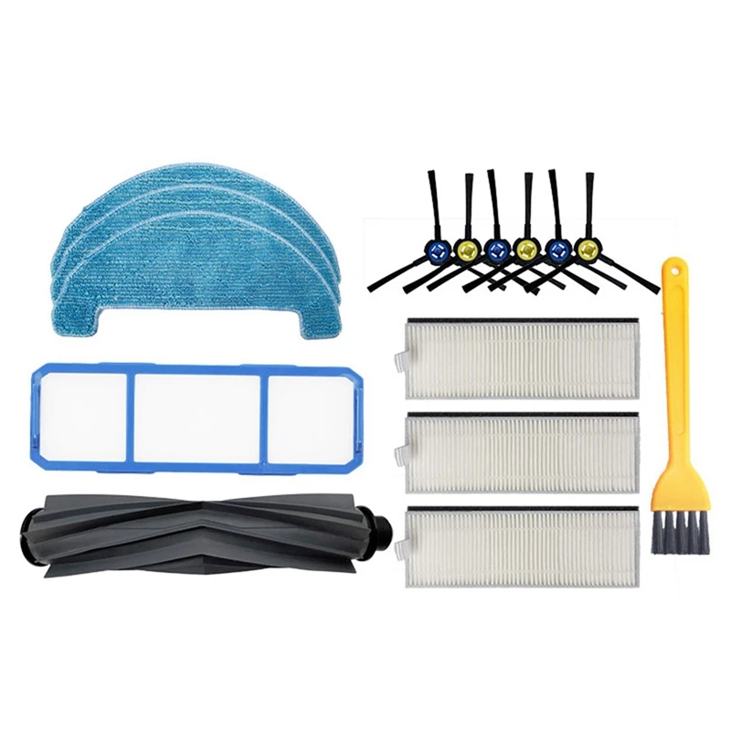 Varrendo Robô principal substituição da escova, HEPA escova lateral do filtro, Ilife A7, A9S, Dexp, Lf800, Genio Deluxe 500, acessórios