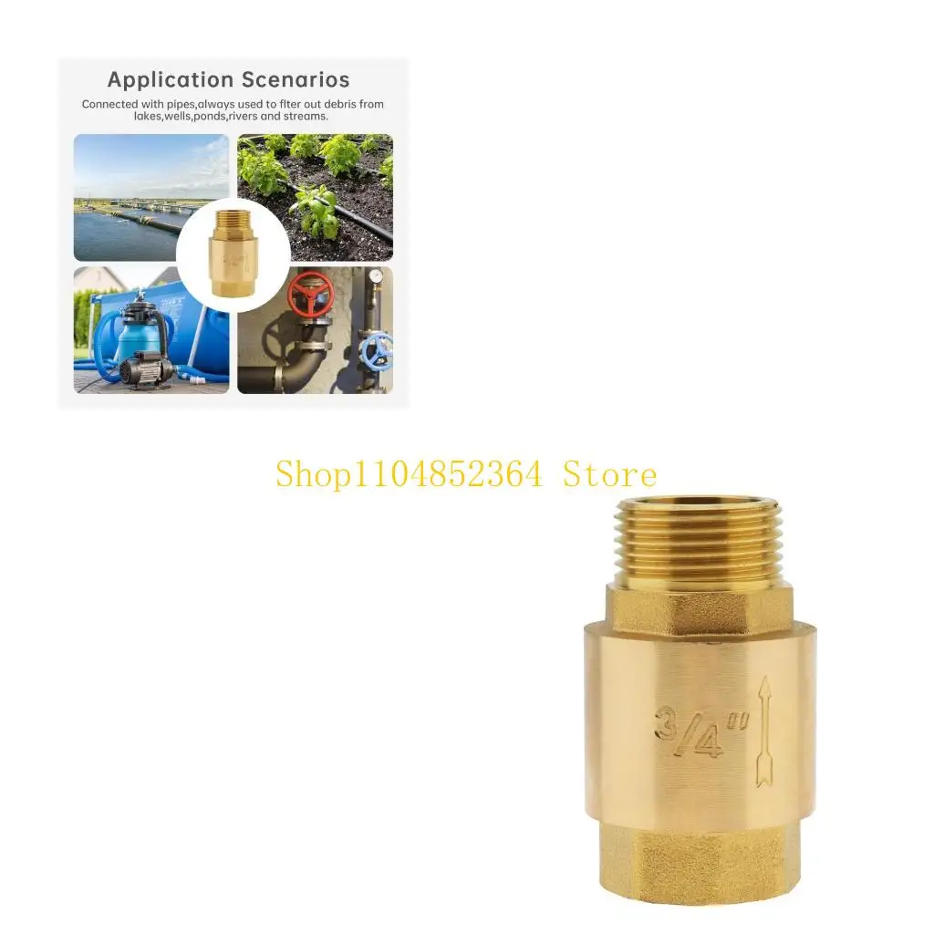 

652F 3/4 дюйма резьбового подключения горизонтальные латунные контрольные клапаны для систем воды