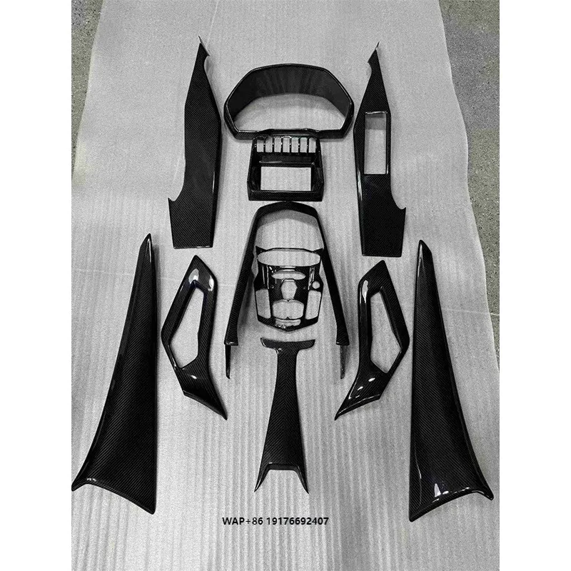 High Quality Dry Carbon Fiber Interior 10pcs for  Aventador LP700