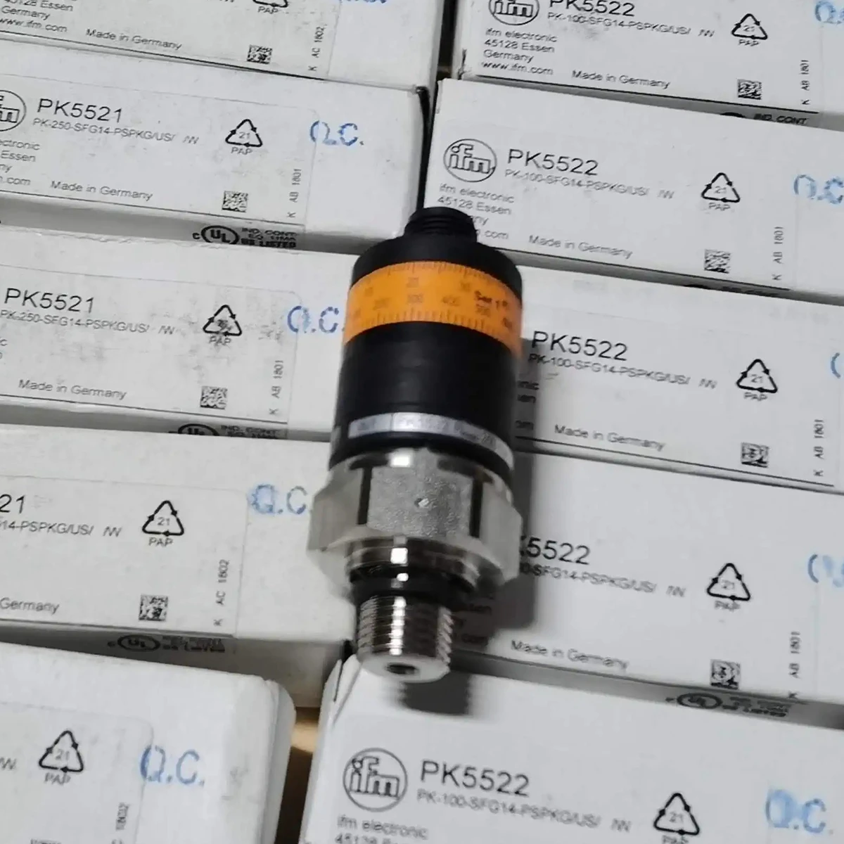 Imagem -03 - Interruptor de Pressão Ifm Pk5520 Pk5521 Pk5522 Pk5523 Pk5524 Configuração do Ponto Original