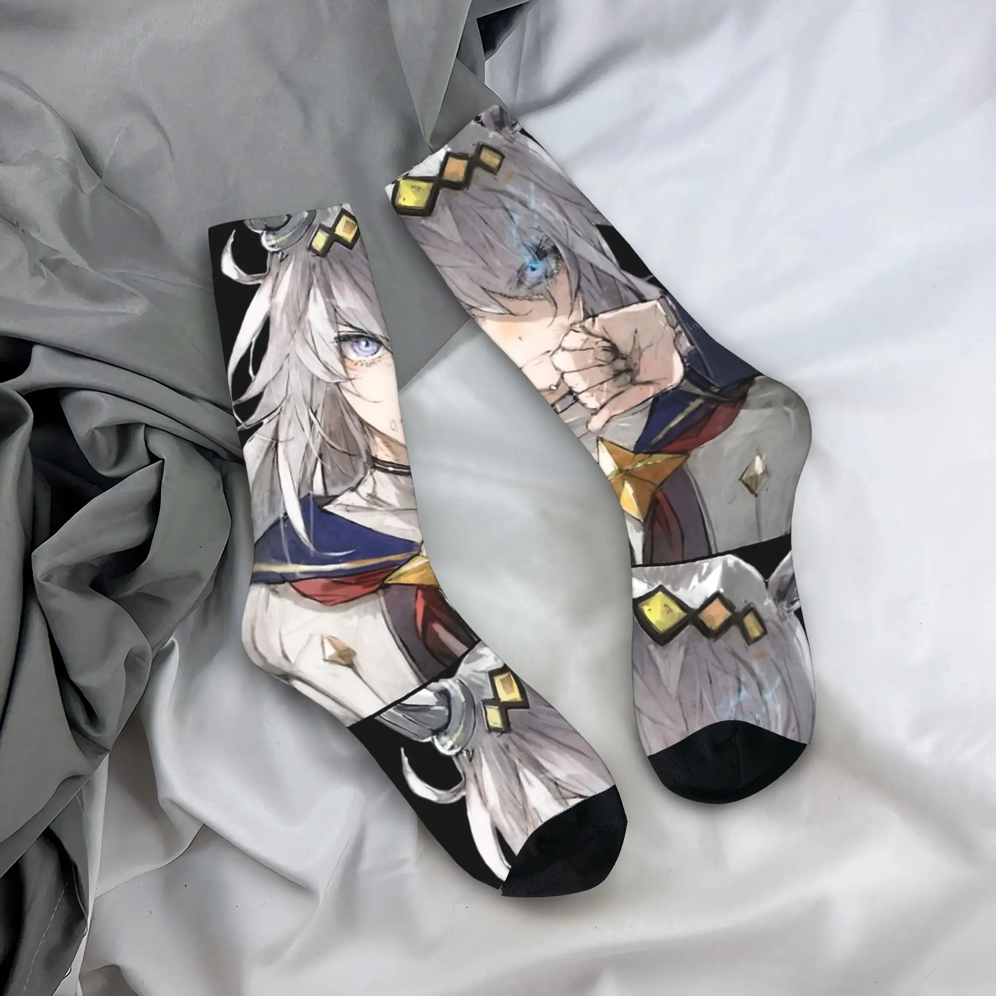 새로운 남성 양말 캐주얼 uma musume cinderella grey Oguri 캡 양말 여성 양말 봄 여름 가을 겨울