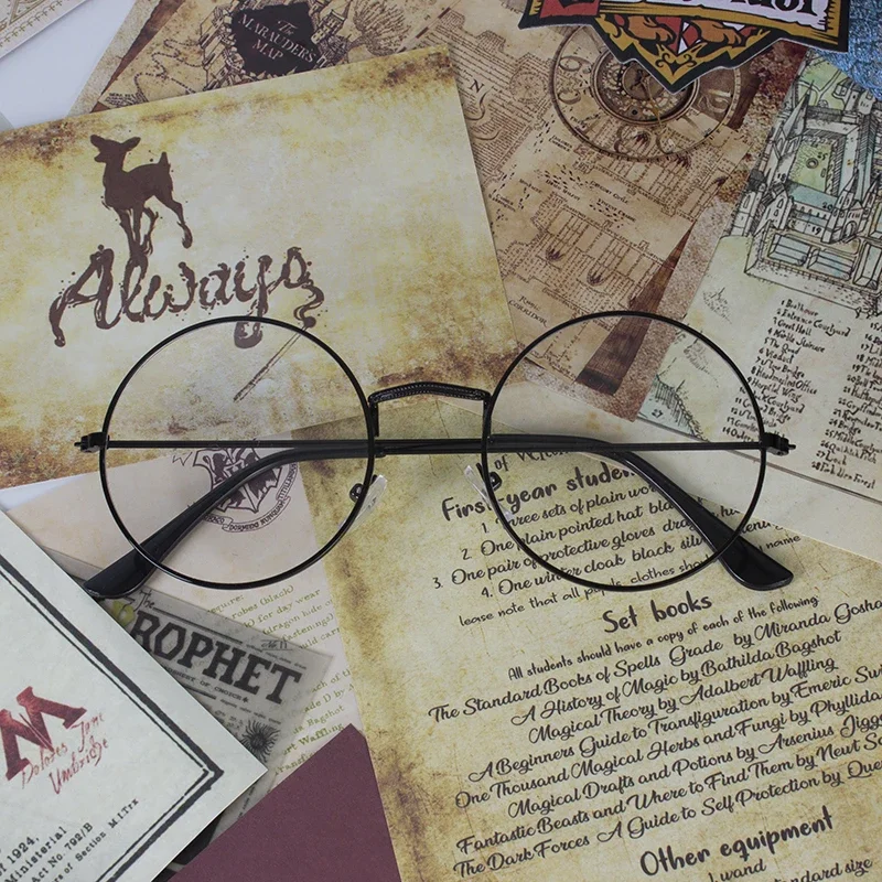 Wizard Glasses Harries Potter Cosplay Props Souvenirs Hogwarts Party Decorations Movie Peripherals Children\'s Toys Gifts