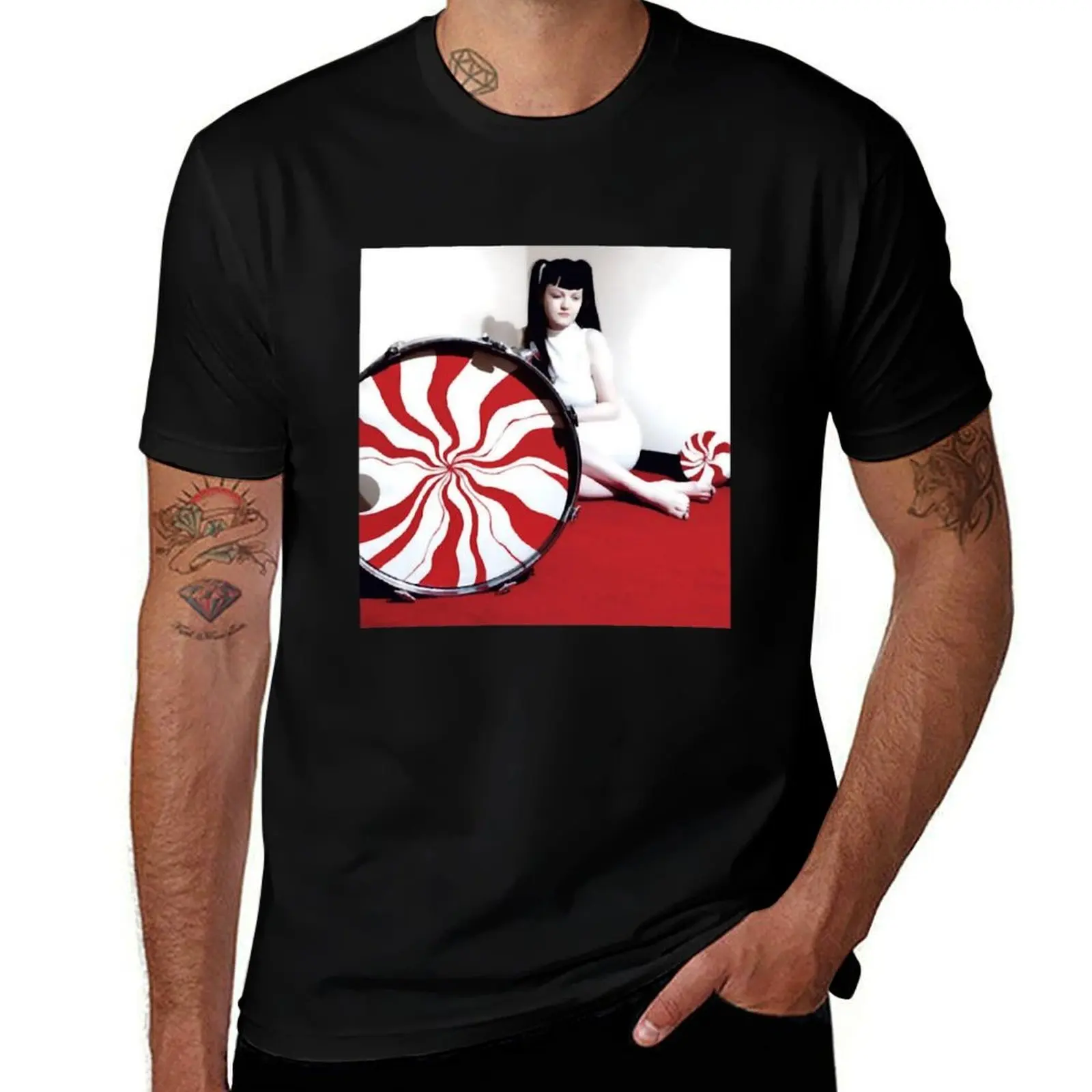 Miss White T-Shirt Modern Style Print T-Shirt